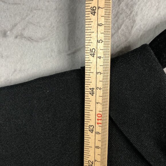 Vintage Handmade Dress Womens Small Black Embroidery Rhitnetone 1950s Event - Picture 4 of 12